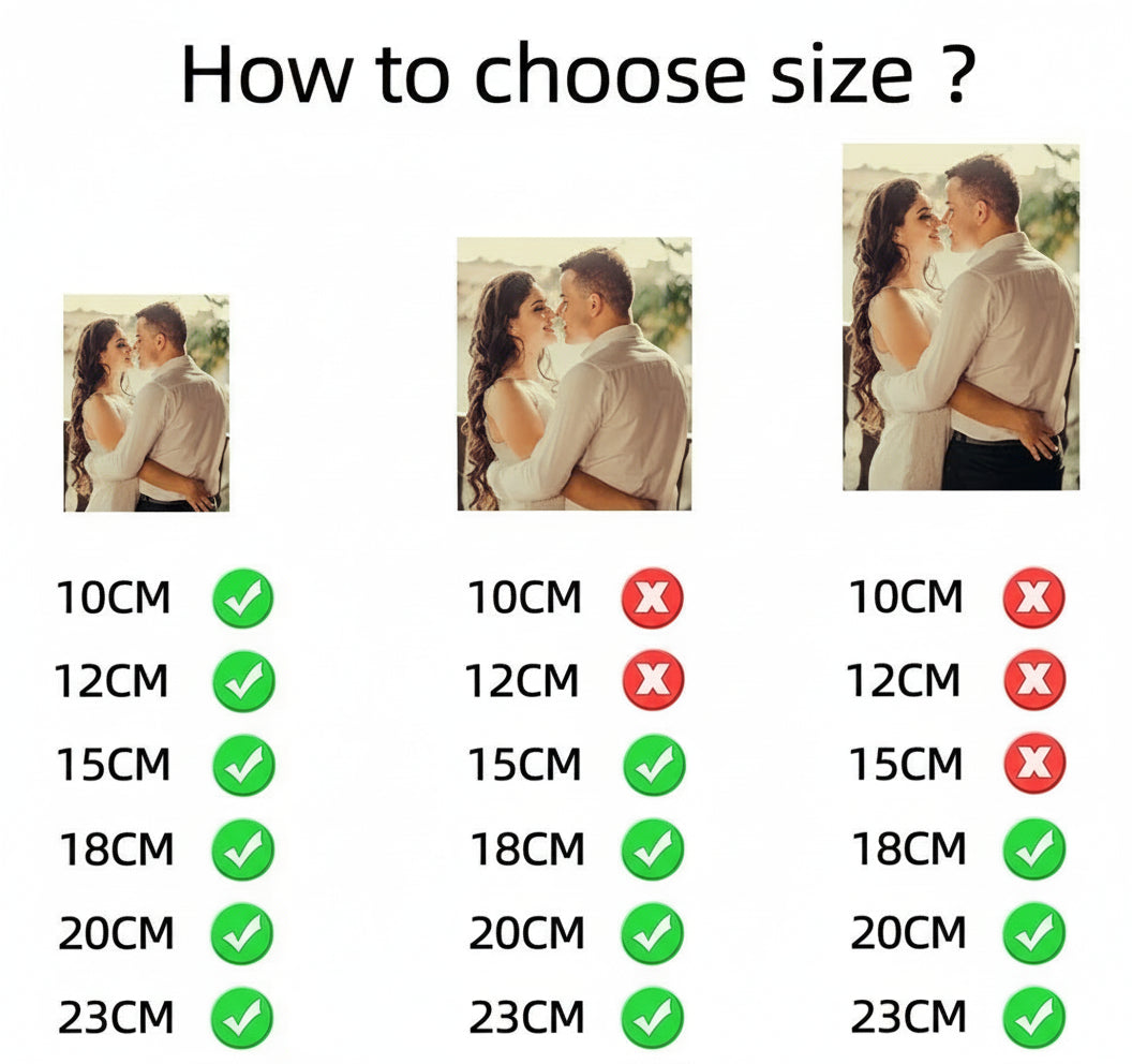 Custom 3D Moon Lamp – Personalized Photo & Text USB Night Light Gift