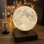 Floating 3D Moon Lamp – Magnetic Levitating LED Light