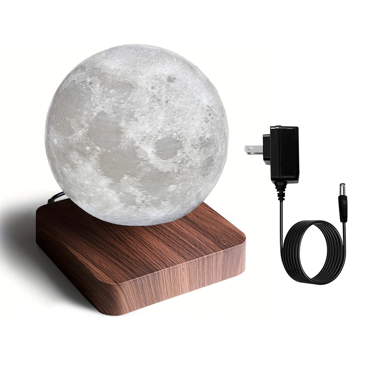 Floating 3D Moon Lamp – Magnetic Levitating LED Light